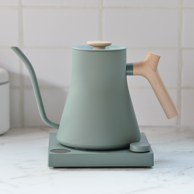 Fellow Stagg EKG Electric Kettle (Warm Pink + Maple Special