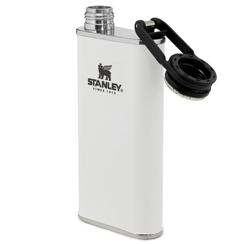 Stanley Easy-Fill Wide Mouth Flask - Borraccia Tascabile In Acciaio Inox 18/8, 237 Ml, Bianco, Senza BPA, Garanzia A Vita - 3