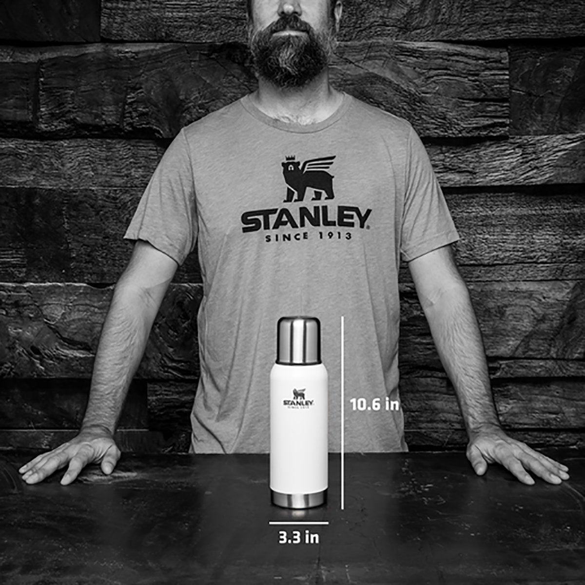 Stanley Adventure Leak Proof Vacuum Insulated Stainless Steel Bottle 1.1 qt  - Polar 