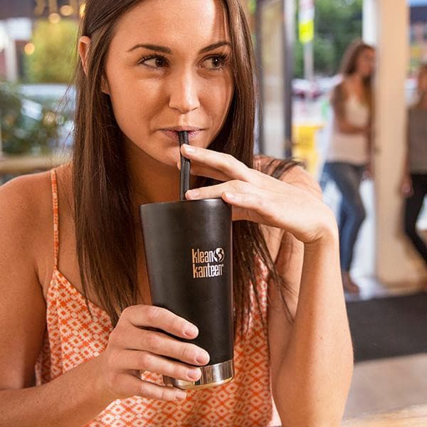 Steel Straws - 4 Pack (for Pints and Tumblers) Klean Kanteen Straw Suburban.